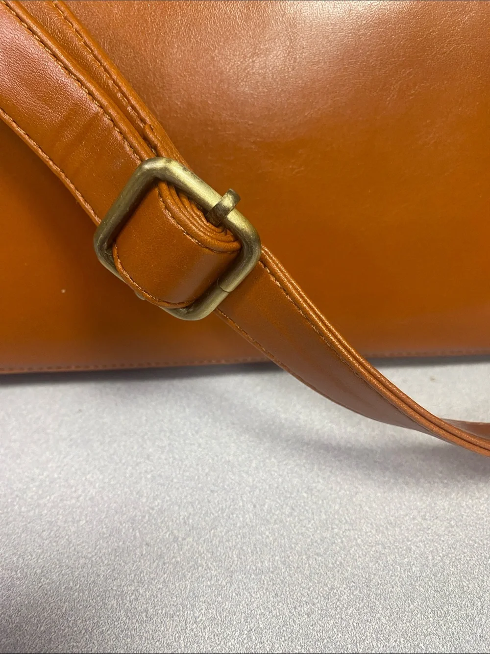 Walasa Stylish Bow-Accent Women's Satchel in Cognac